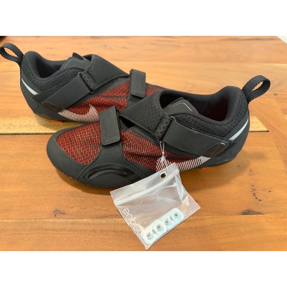 Nike SuperRep Cycle Indoor Cycling Shoes Black Crimson CW2191-008 NEW Men's 8